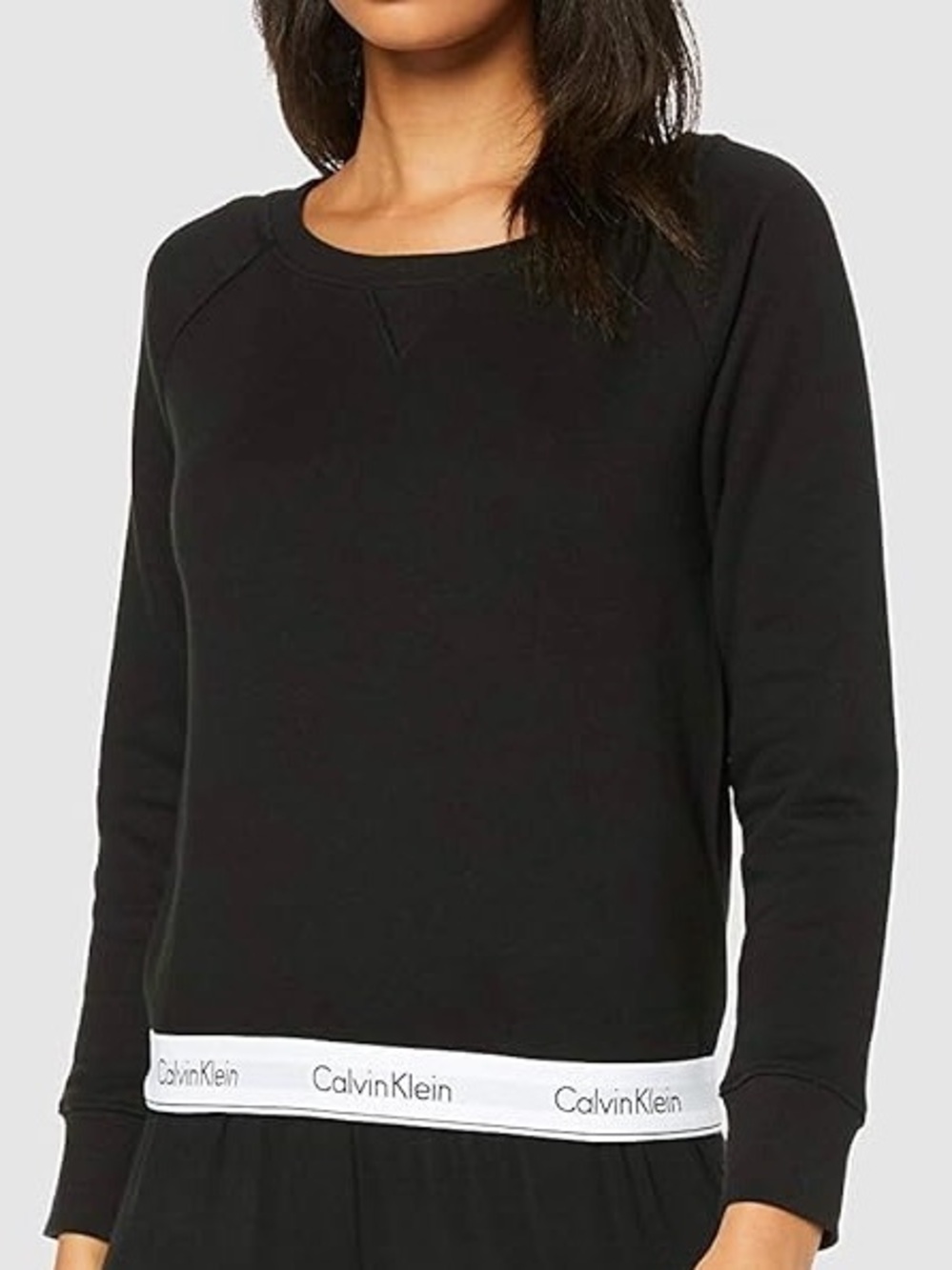 NWOT Calvin Klein Black Logo Band Sweatshirt